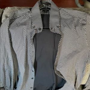 Express Performance slim button down shirt